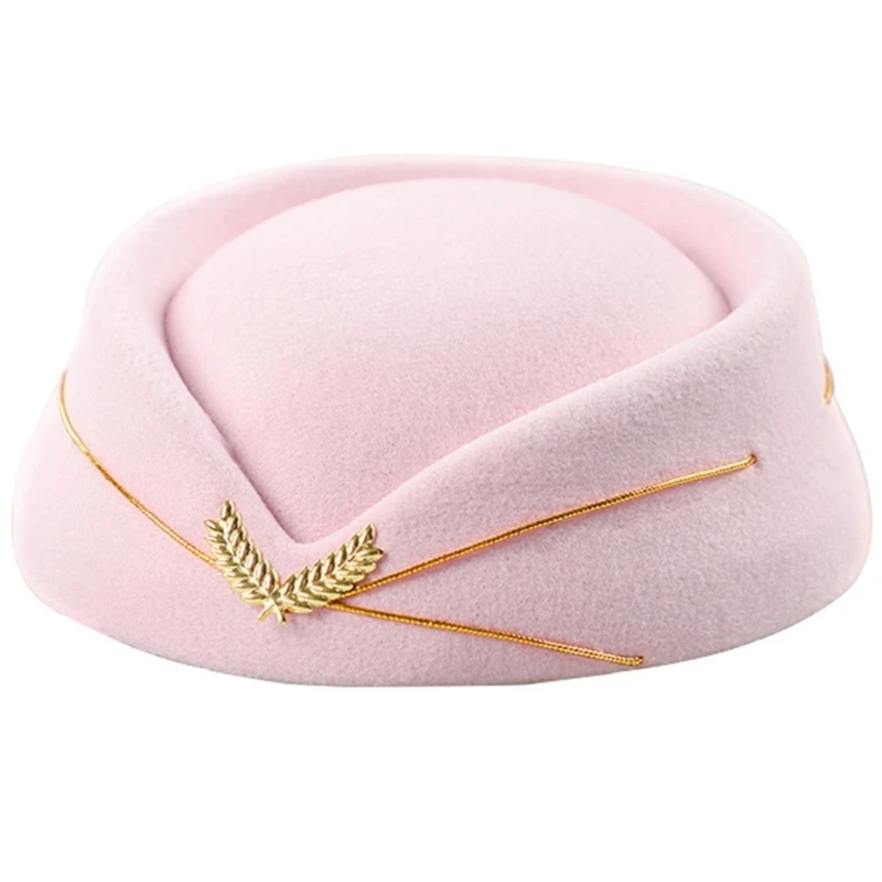 Air Hostesses Hat Stewardess Hat Beret Hat Women Formal Uniform Caps Accessory Party Hats Costume Accessories Air Hostesses Hat Stewardess Hat Beret Hat Women Formal Uniform Caps Accessory Party Hats Costume Accessories