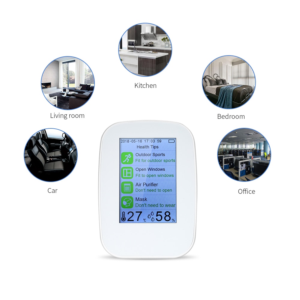 Air Quality Monitor Digital Device Air Quality Monitor Digital Device