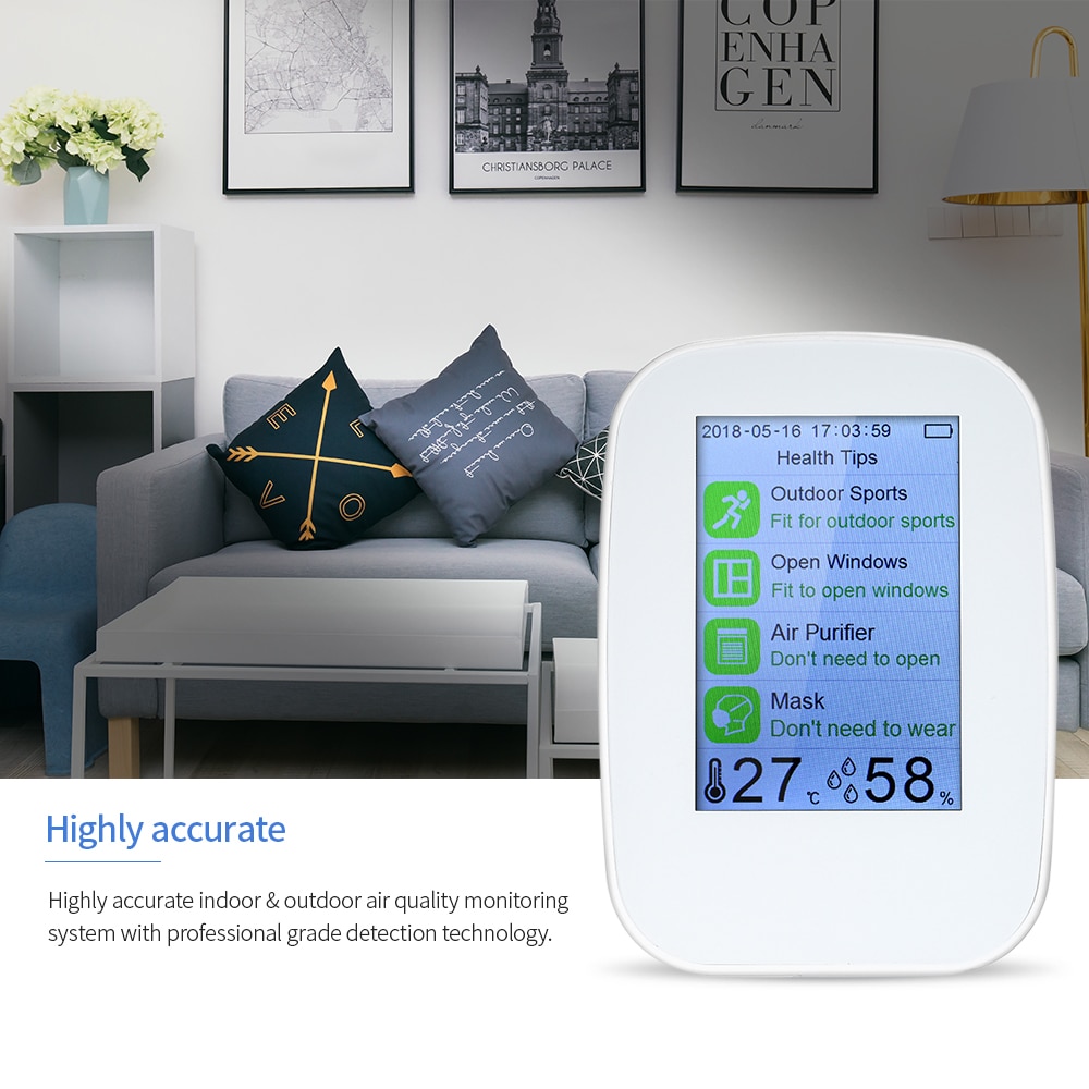 Air Quality Monitor Digital Device Air Quality Monitor Digital Device