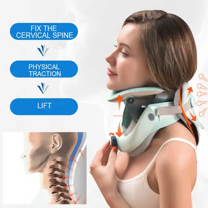 Air sac Adjustable Neck Stretcher Collar for Home Traction Spine Alignment Cervical Neck Traction Device Air sac Adjustable Neck Stretcher Collar for Home Traction Spine Alignment Cervical Neck Traction Device