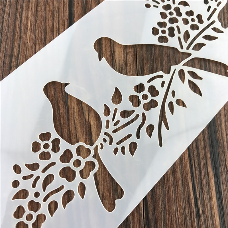 Airbrush Stencil Bird Design Stencil