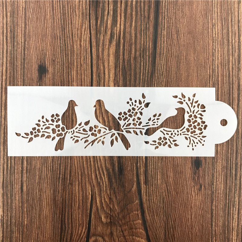 Airbrush Stencil Bird Design Stencil