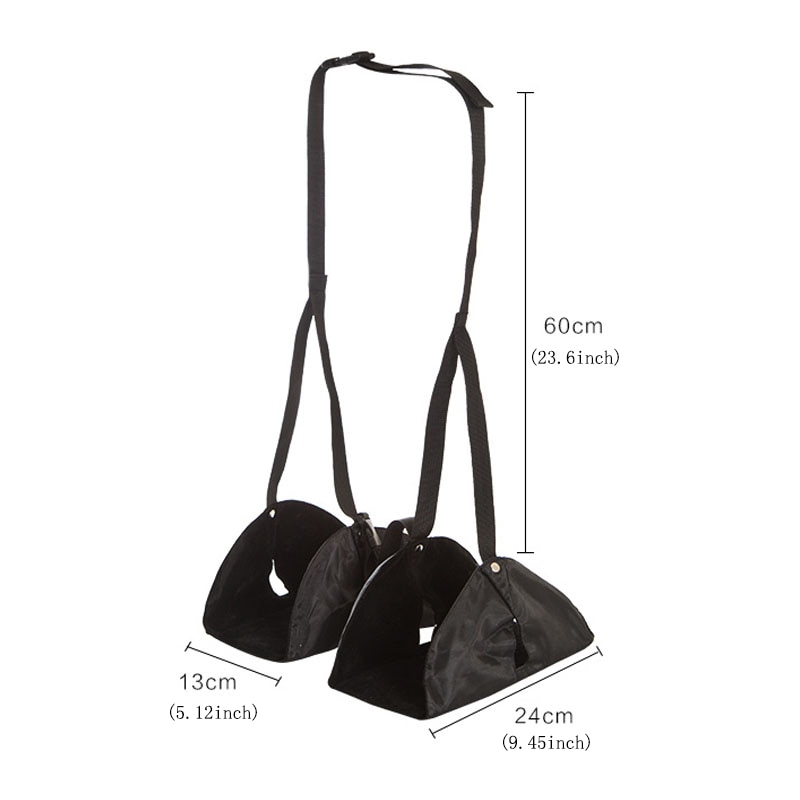 Airplane Foot Hammock with Carry Bag