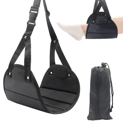 Airplane Travel Foot Rest Portable Travel Foot Hammock Adjustable Flying Foot Rest for Long Flight Bus Train Office Home Airplane Travel Foot Rest Portable Travel Foot Hammock Adjustable Flying Foot Rest for Long Flight Bus Train Office Home