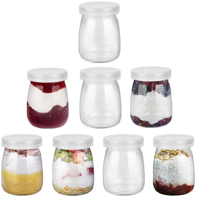 Airtight 100ml Pudding Glass Jars (8pcs) Airtight 100ml Pudding Glass Jars (8pcs)