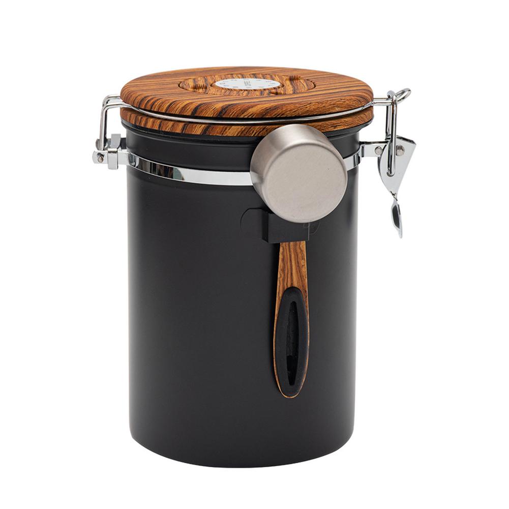 Airtight Coffee Canister with Scoop Airtight Coffee Canister with Scoop