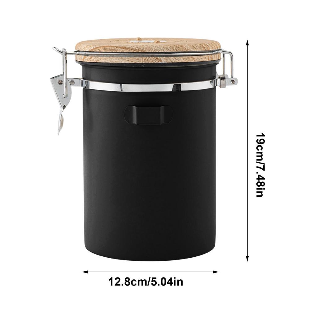 Airtight Coffee Canister with Scoop Airtight Coffee Canister with Scoop