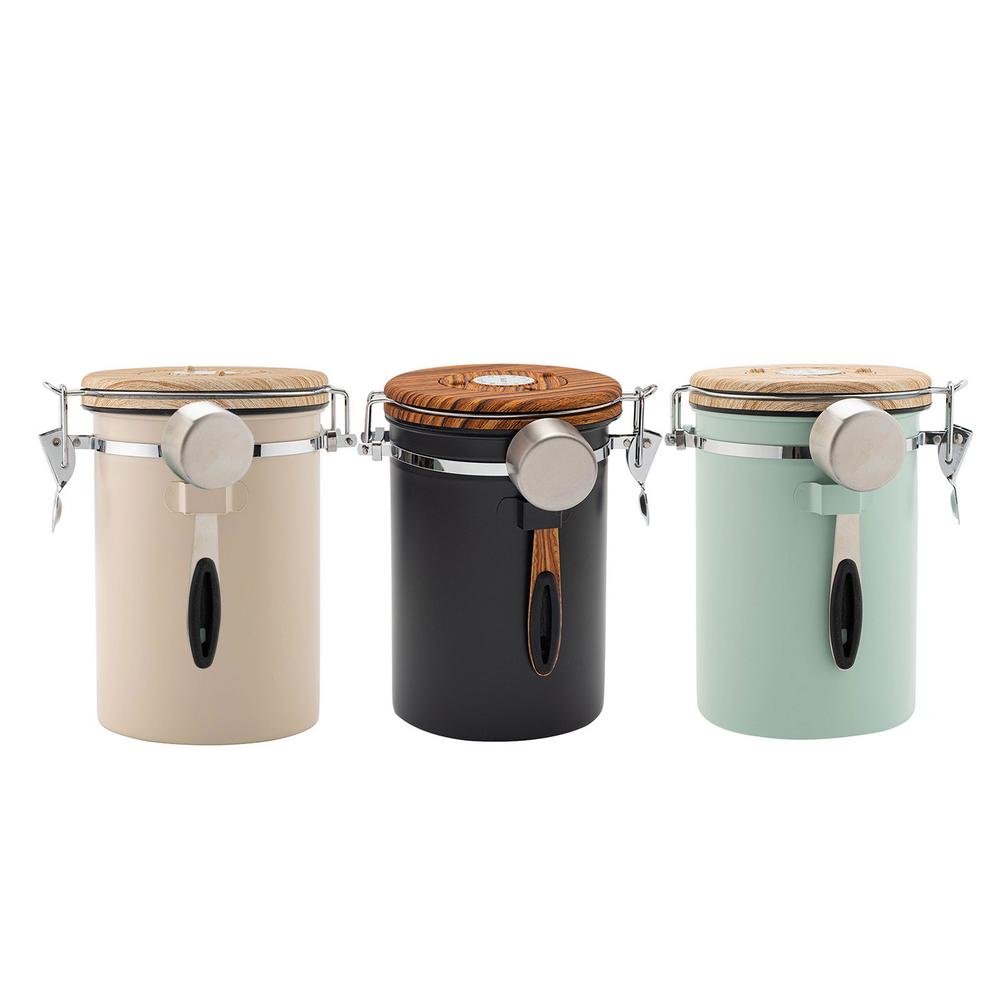 Airtight Coffee Canister with Scoop Airtight Coffee Canister with Scoop