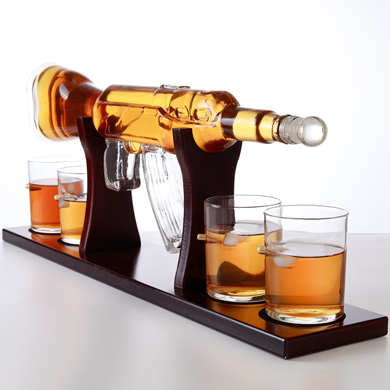 AK47 Whiskey Gun Decanter Set AK47 Whiskey Gun Decanter Set