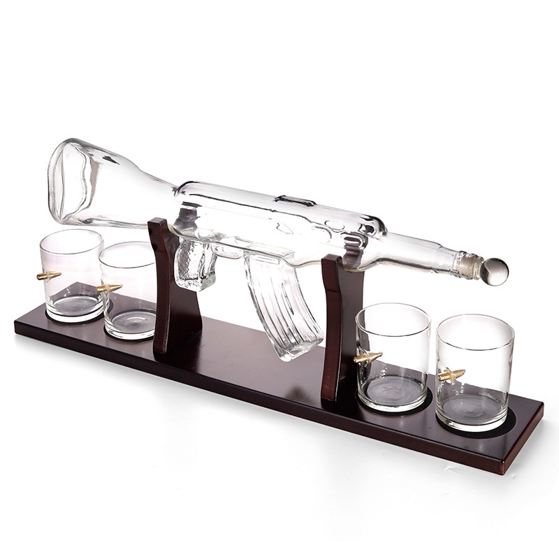 AK47 Whiskey Gun Decanter Set AK47 Whiskey Gun Decanter Set