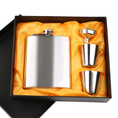 Alcohol Flask 4PC Stainless Steel Set Alcohol Flask 4PC Stainless Steel Set