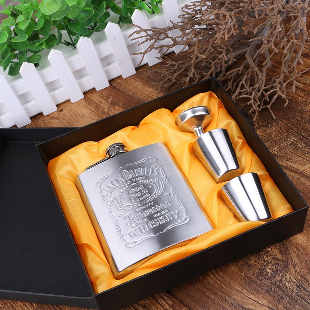 Alcohol Flask 4PC Stainless Steel Set Alcohol Flask 4PC Stainless Steel Set