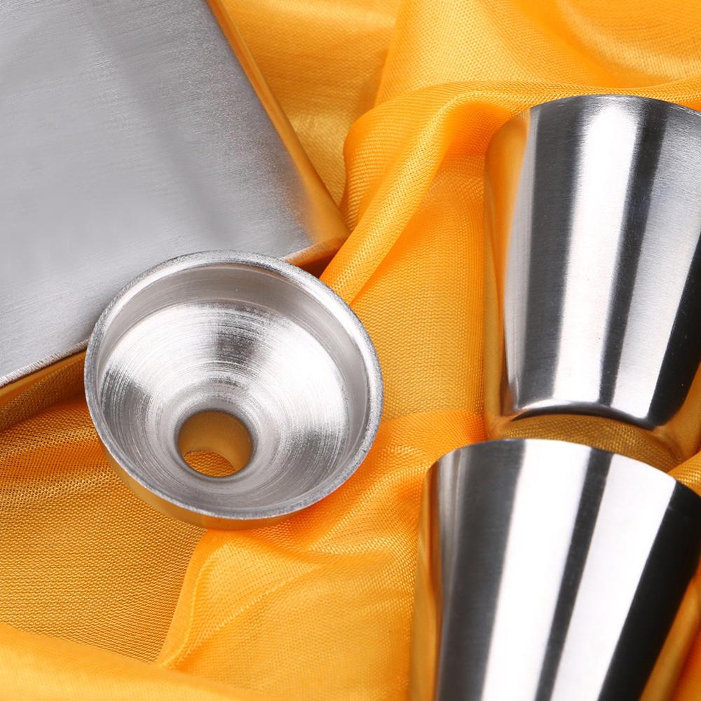 Alcohol Flask 4PC Stainless Steel Set Alcohol Flask 4PC Stainless Steel Set
