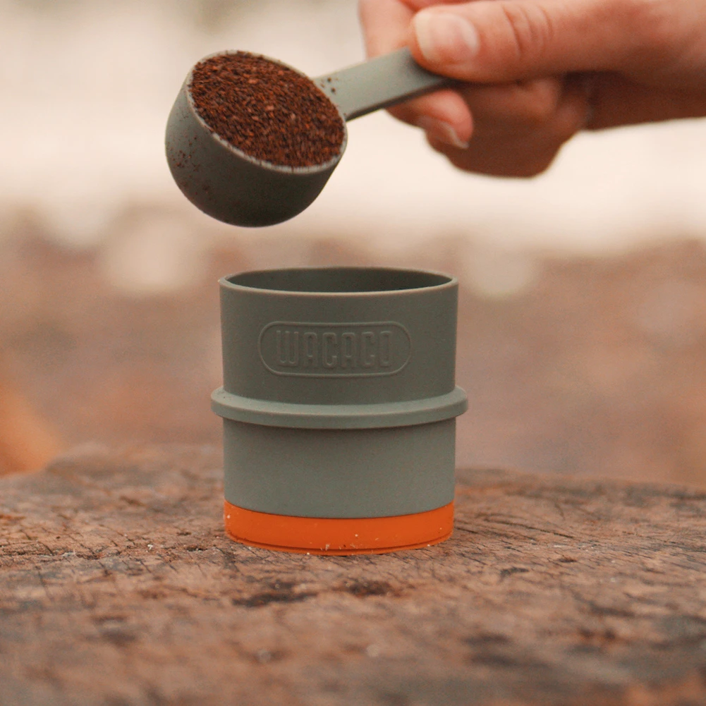 All-in-one Vacuum Pressured Portable Coffee Maker, Insulated Travel Mug, Hand Powered and Pressure Brewer