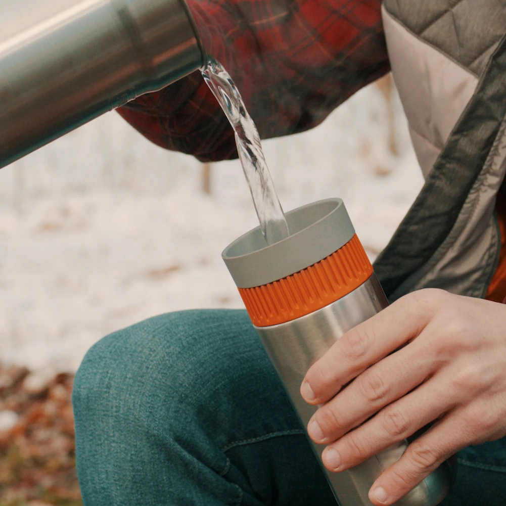 All-in-one Vacuum Pressured Portable Coffee Maker, Insulated Travel Mug, Hand Powered and Pressure Brewer