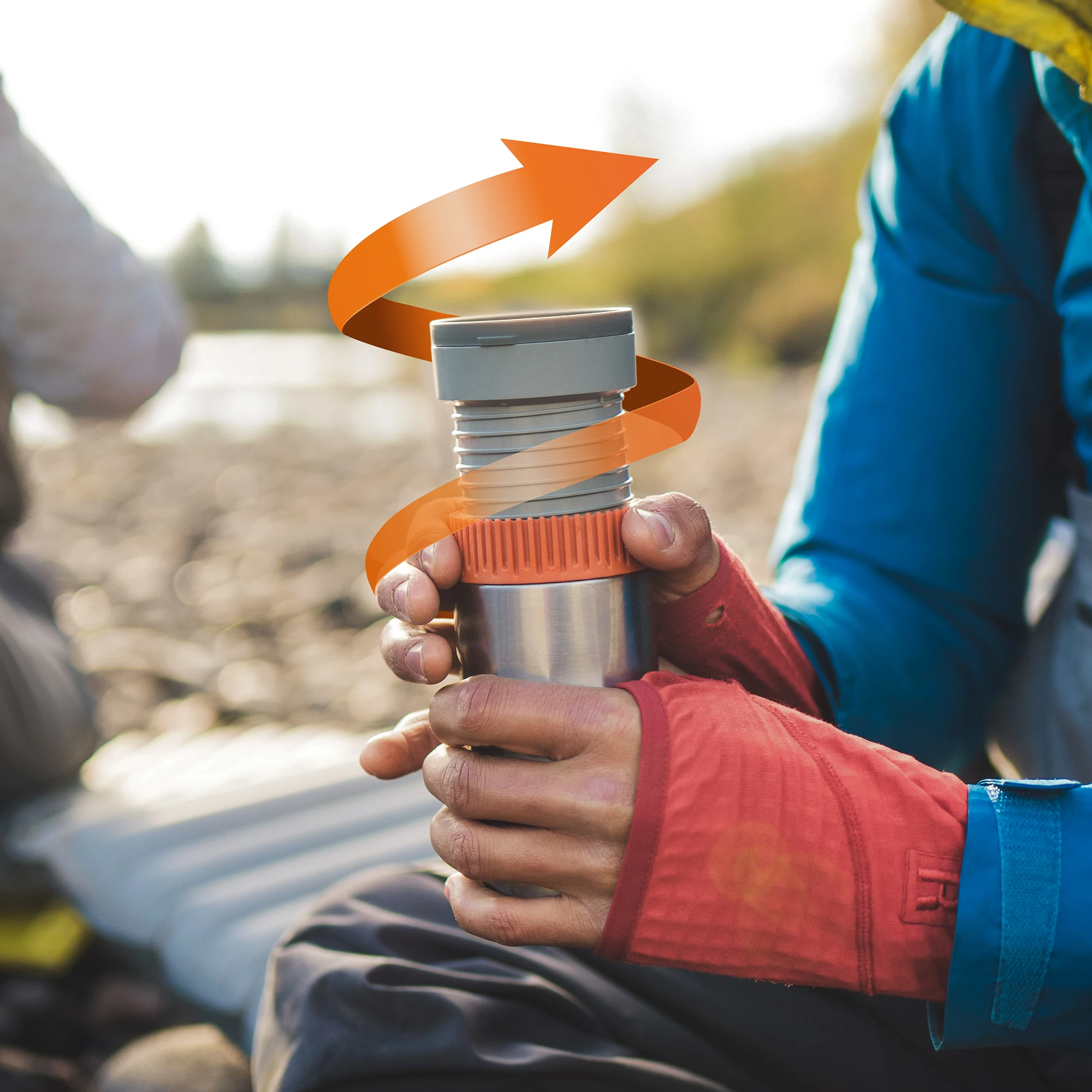 All-in-one Vacuum Pressured Portable Coffee Maker, Insulated Travel Mug, Hand Powered and Pressure Brewer