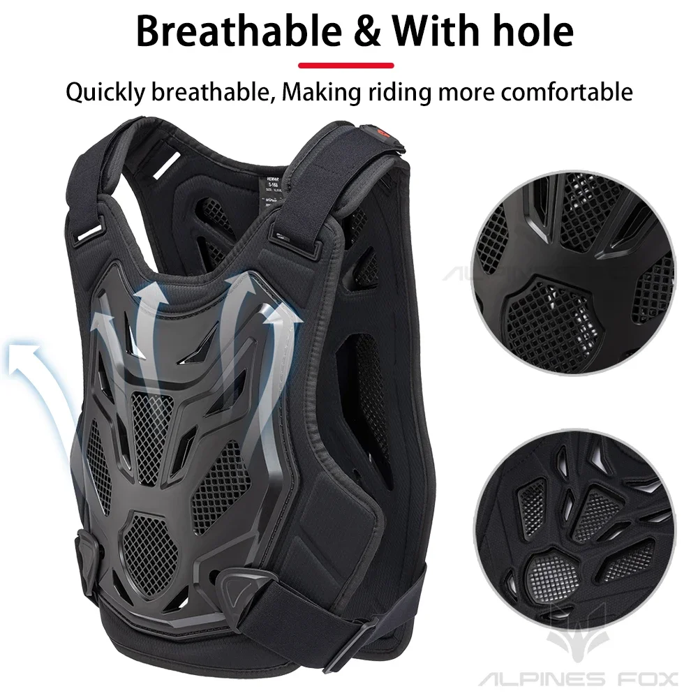 All Season Motocross Armor Vest Motorcycle Body Protection DH Dirt Bike MTB MX Chest Back Protector Moto Equipment for