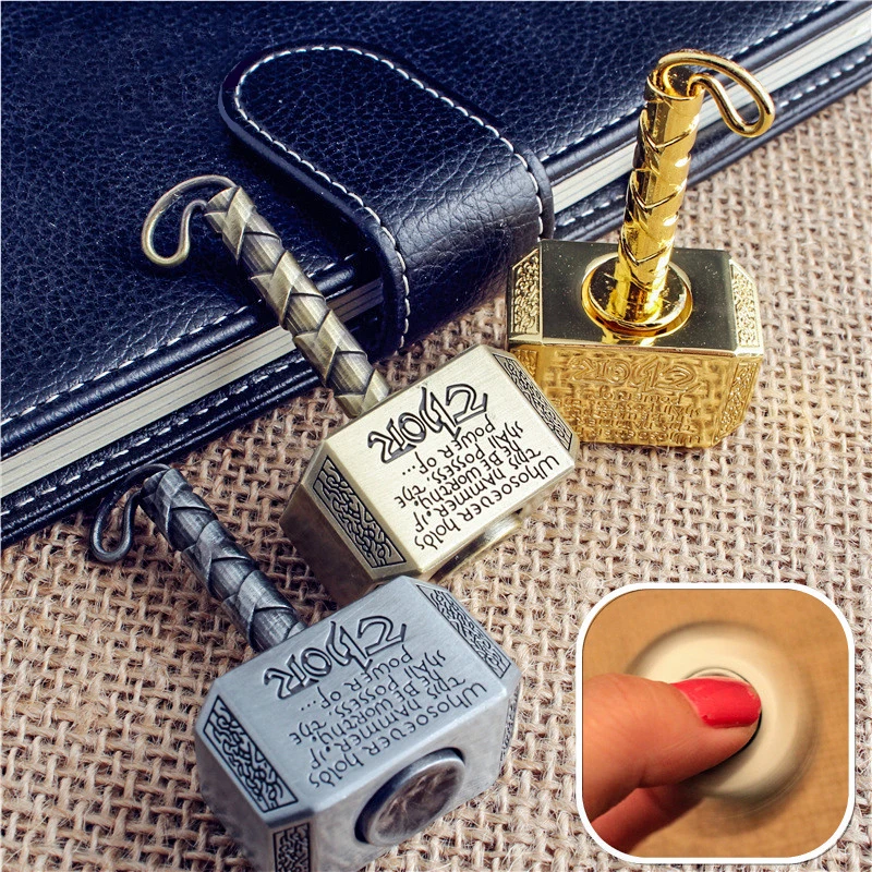 Alloy Fingertip Gyro Spinner Fidget Toys for Adult, Anti Stress Relief Toys, Finger Gyroscope, Anti-Anxiety Metal