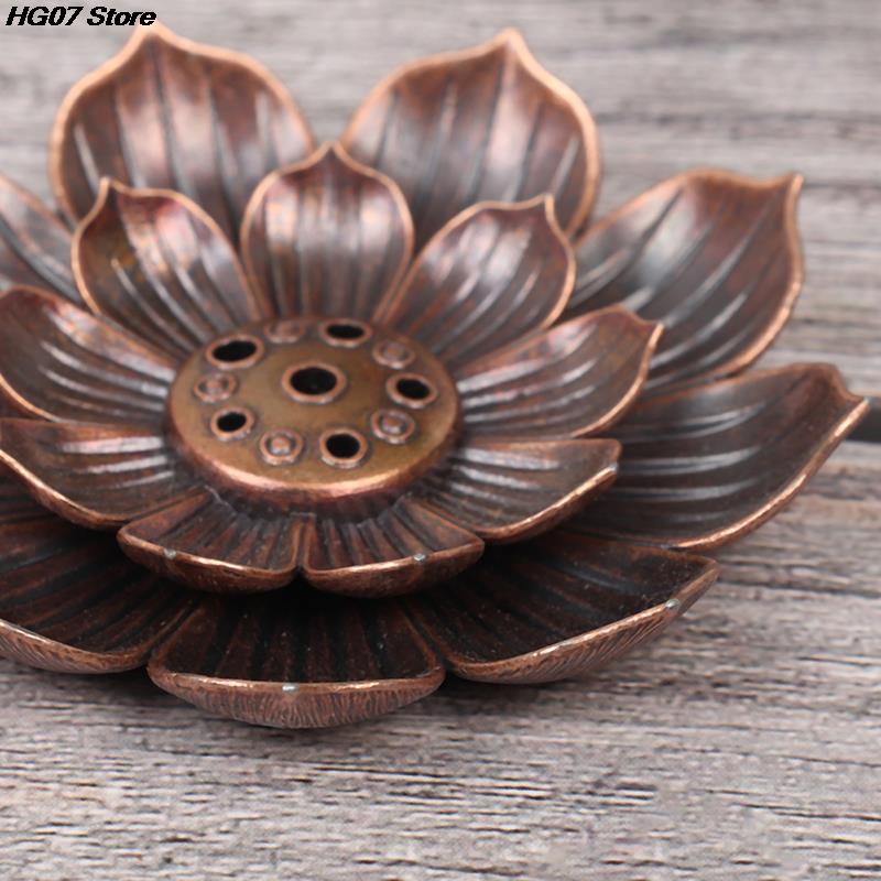 Alloy Incense Burner Stick Holder Plate Buddhism Lotus Censer Bronze Nasturtium Incense Burner 12 Styles Alloy Incense Burner Stick Holder Plate Buddhism Lotus Censer Bronze Nasturtium Incense Burner 12 Styles