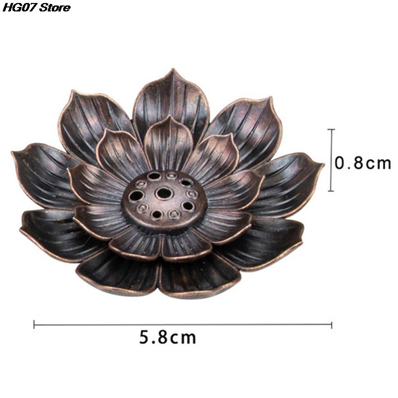 Alloy Incense Burner Stick Holder Plate Buddhism Lotus Censer Bronze Nasturtium Incense Burner 12 Styles Alloy Incense Burner Stick Holder Plate Buddhism Lotus Censer Bronze Nasturtium Incense Burner 12 Styles