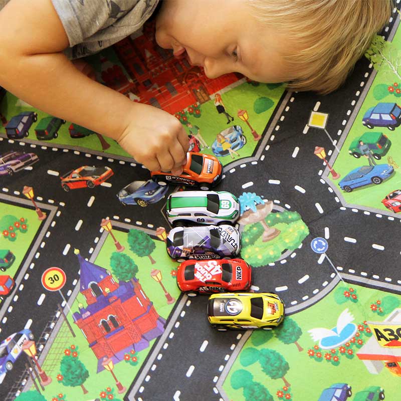 Alloy Metal Toy Kids Car Set (8 Pcs)