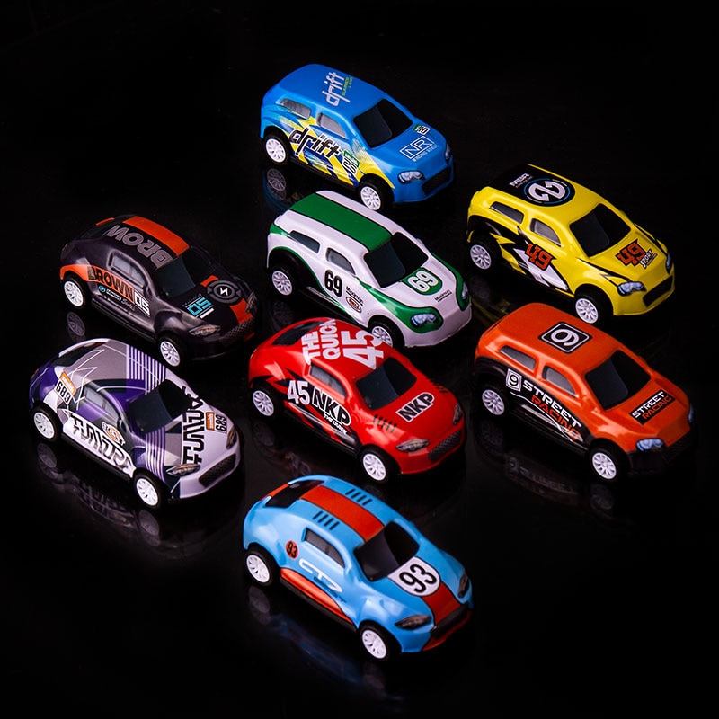 Alloy Metal Toy Kids Car Set (8 Pcs)