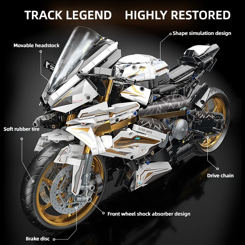 Alloy Motorcycle Desktop Decorations 2045PCS Racing Building Block Model Kid Toys Christmas Easter Festive Gift Giving Alloy Motorcycle Desktop Decorations 2045PCS Racing Building Block Model Kid Toys Christmas Easter Festive Gift Giving