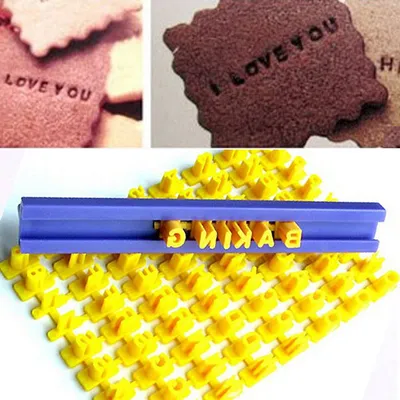Alphabet Cookie Stamp Embossing Tool Alphabet Cookie Stamp Embossing Tool