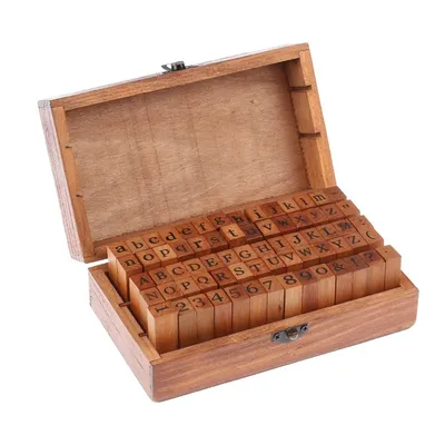 Alphabet Stamps 70PC Set Alphabet Stamps 70PC Set
