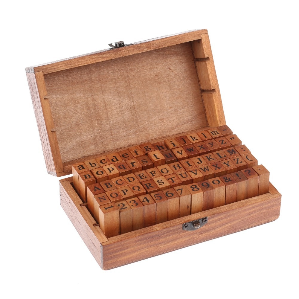 Alphabet Stamps 70PC Set Alphabet Stamps 70PC Set