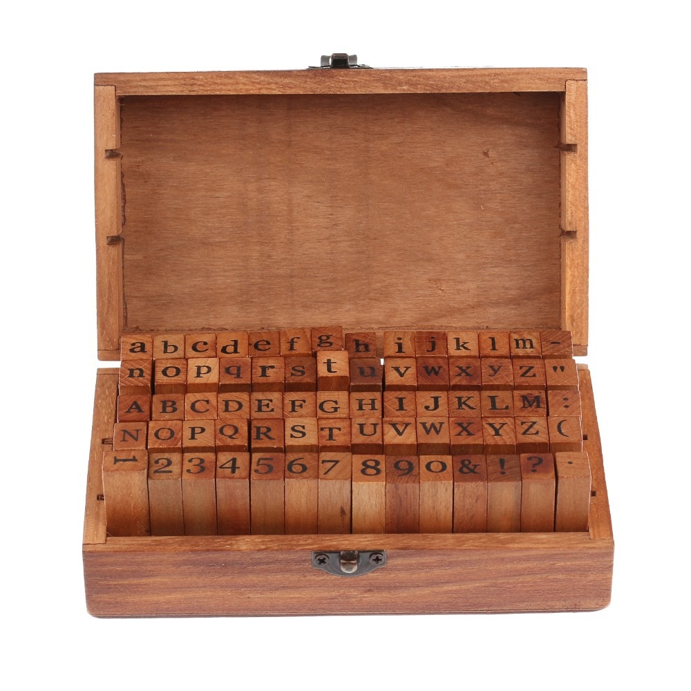 Alphabet Stamps 70PC Set Alphabet Stamps 70PC Set