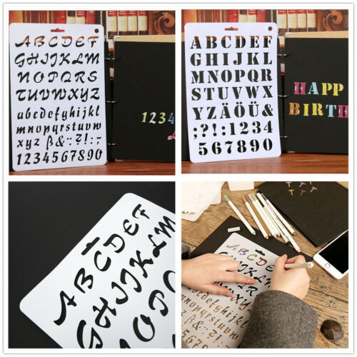 Alphabet Stencil DIY Art and Crafts