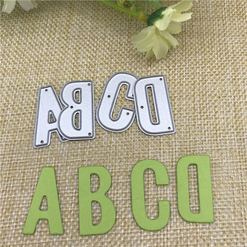 Alphabet Stencils 26PC Metal Dies