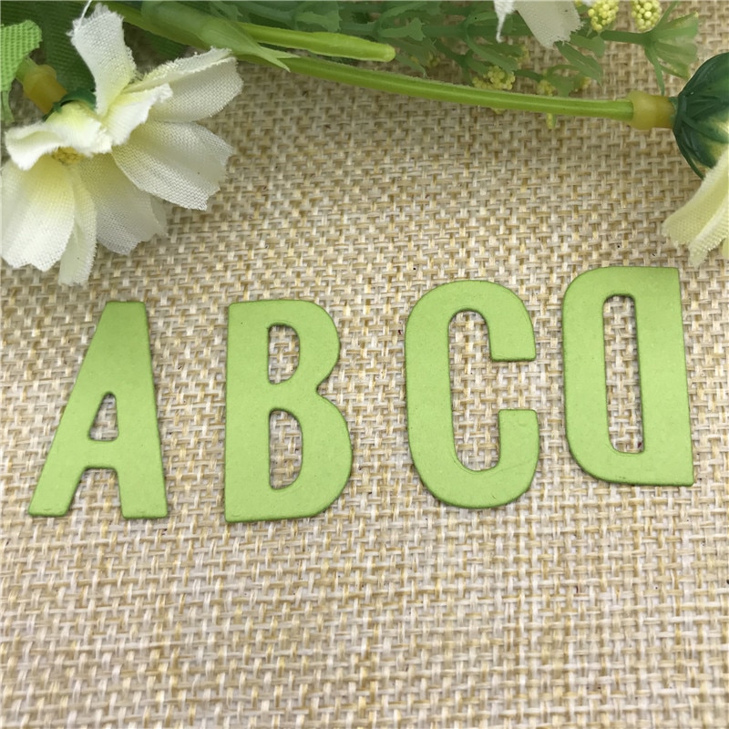 Alphabet Stencils 26PC Metal Dies