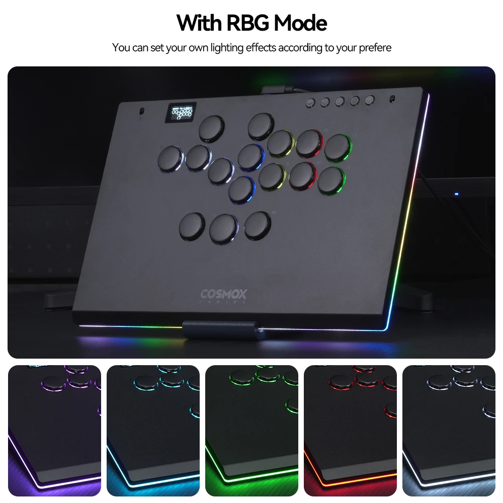Aluminium Alloy Hitbox Leverless Controller Stickless Arcade Stick For PC/ Ps4 / ps5/Steam Hitbox Fighting Controller