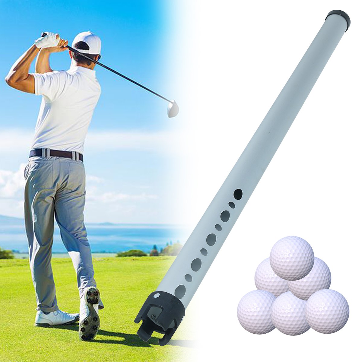 Aluminum 23 Balls Golf Ball Shagger