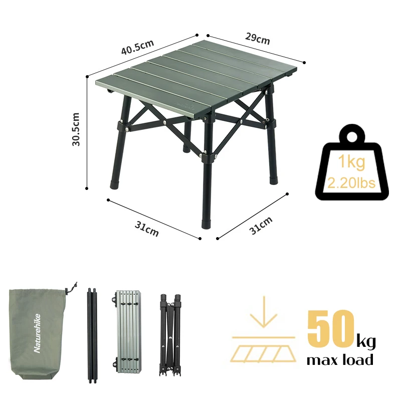 Aluminum Alloy Folding Table Outdoor Camping Portable Barbecue Table Camping Picnic Table