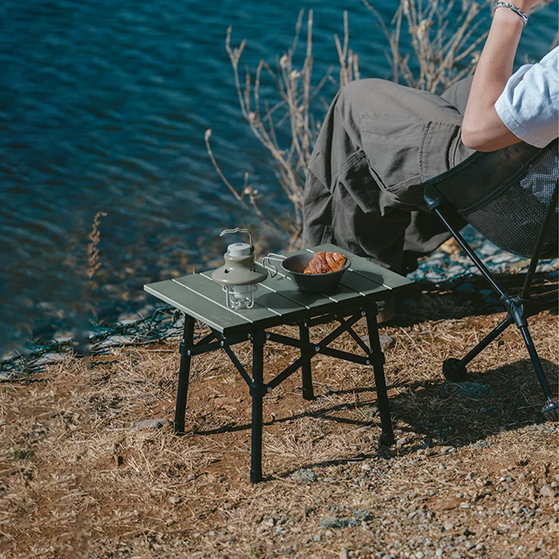 Aluminum Alloy Folding Table Outdoor Camping Portable Barbecue Table Camping Picnic Table