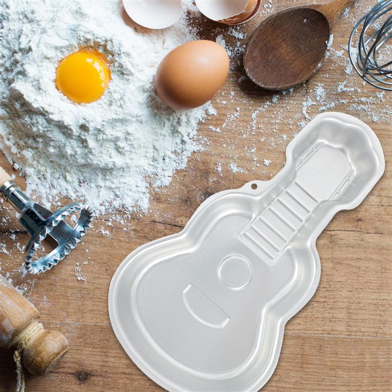 Aluminum Alloy Guitar Cake Pan Aluminum Alloy Guitar Cake Pan