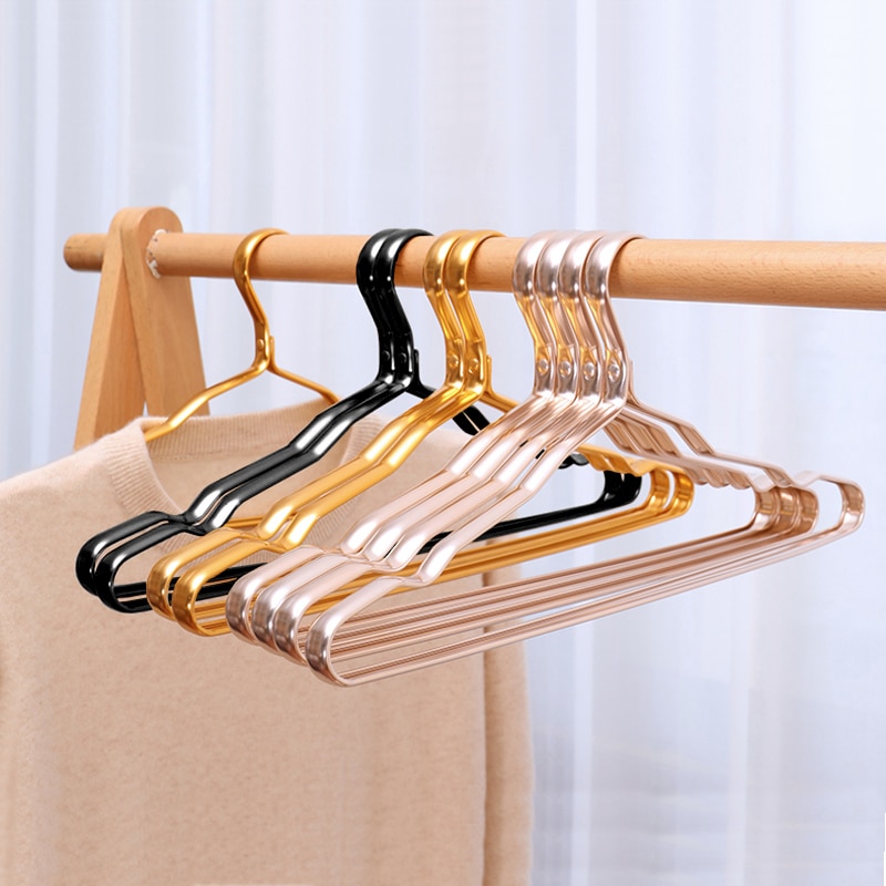 Aluminum Alloy Metal Hangers (10 Pcs)