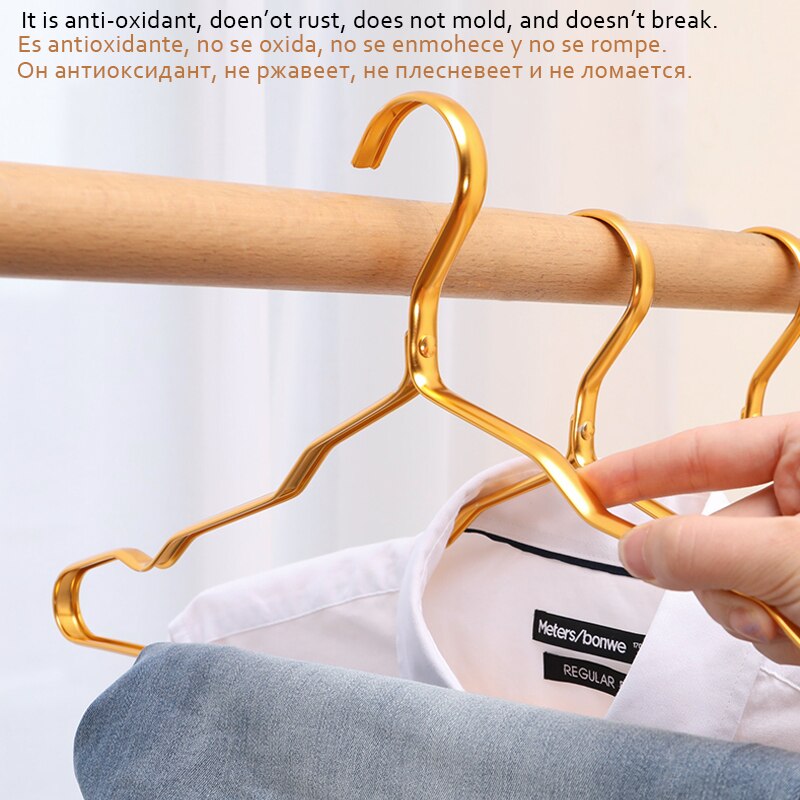 Aluminum Alloy Metal Hangers (10 Pcs) Aluminum Alloy Metal Hangers (10 Pcs)