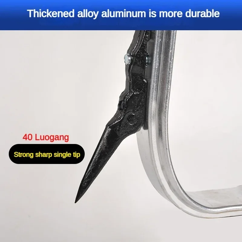Aluminum Alloy Tree Climbing Tool Foot Buckle Non-slip Shoes Foot Tie Outdoor Sports Portable and Durable Picking Tool Aluminum Alloy Tree Climbing Tool Foot Buckle Non-slip Shoes Foot Tie Outdoor Sports Portable and Durable Picking Tool