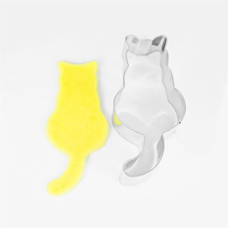 Aluminum Cat Shaped Cookie Cutter Aluminum Cat Shaped Cookie Cutter