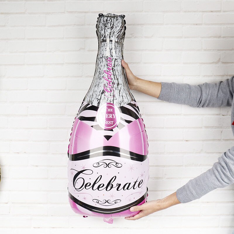 Aluminum Foil Champagne Bottle Balloon