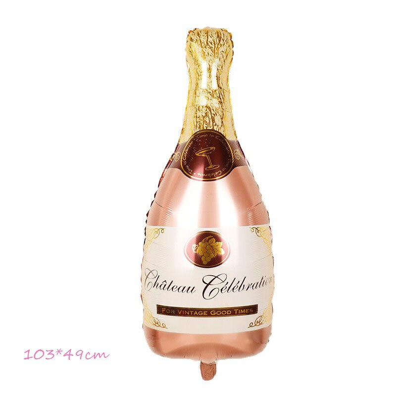 Aluminum Foil Champagne Bottle Balloon