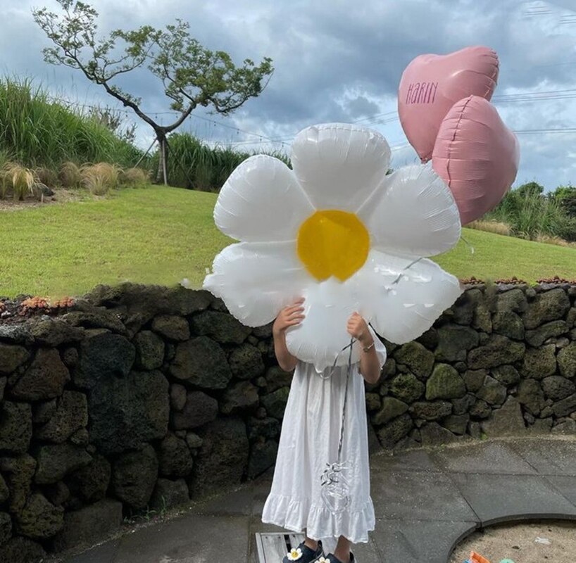 Aluminum Foil Party Daisy Balloon