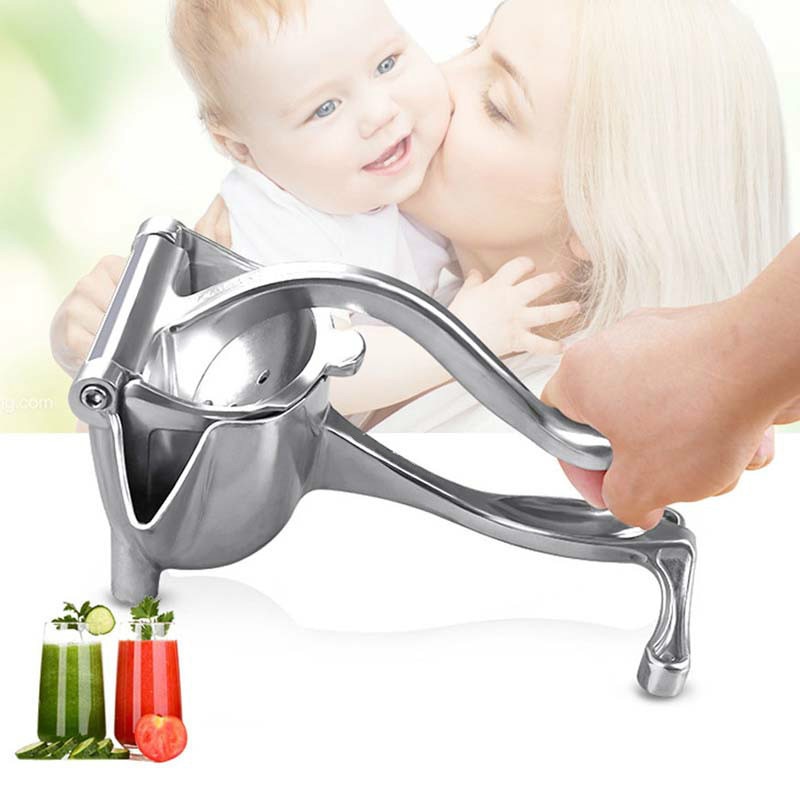 Aluminum Metal Hand Juicer with Spout