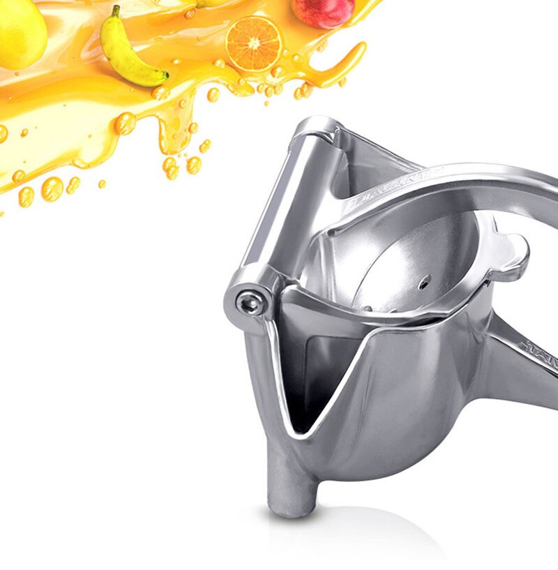 Aluminum Metal Hand Juicer with Spout