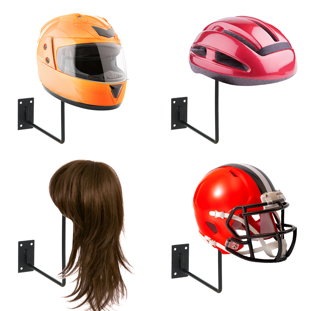Aluminum Wall Mounted Helmet Holder Aluminum Wall Mounted Helmet Holder