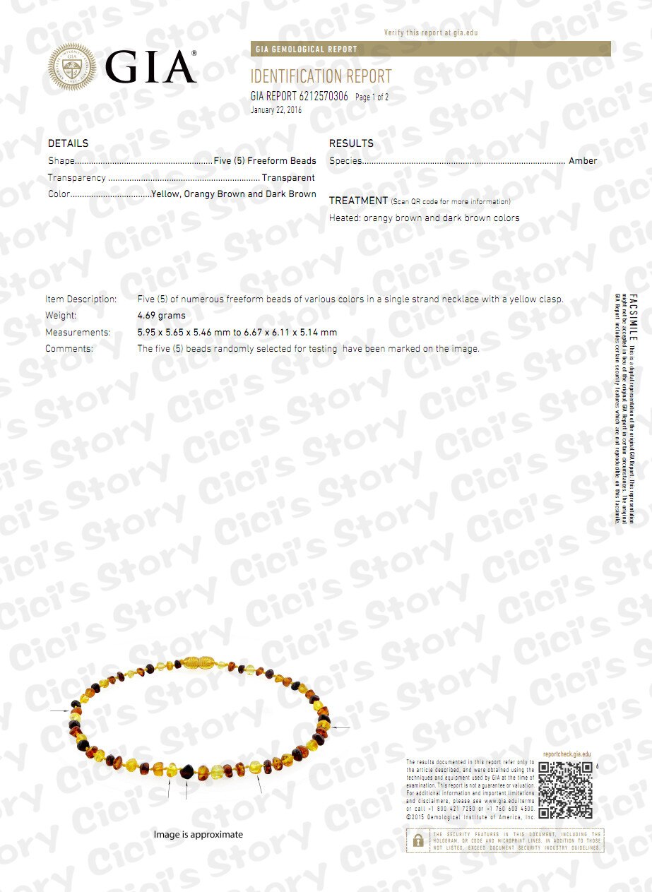 Amber Teething Bracelet for Baby Amber Teething Bracelet for Baby
